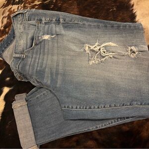 Torrid Boyfriend Vintage Stretch Distressed Denim Jeans